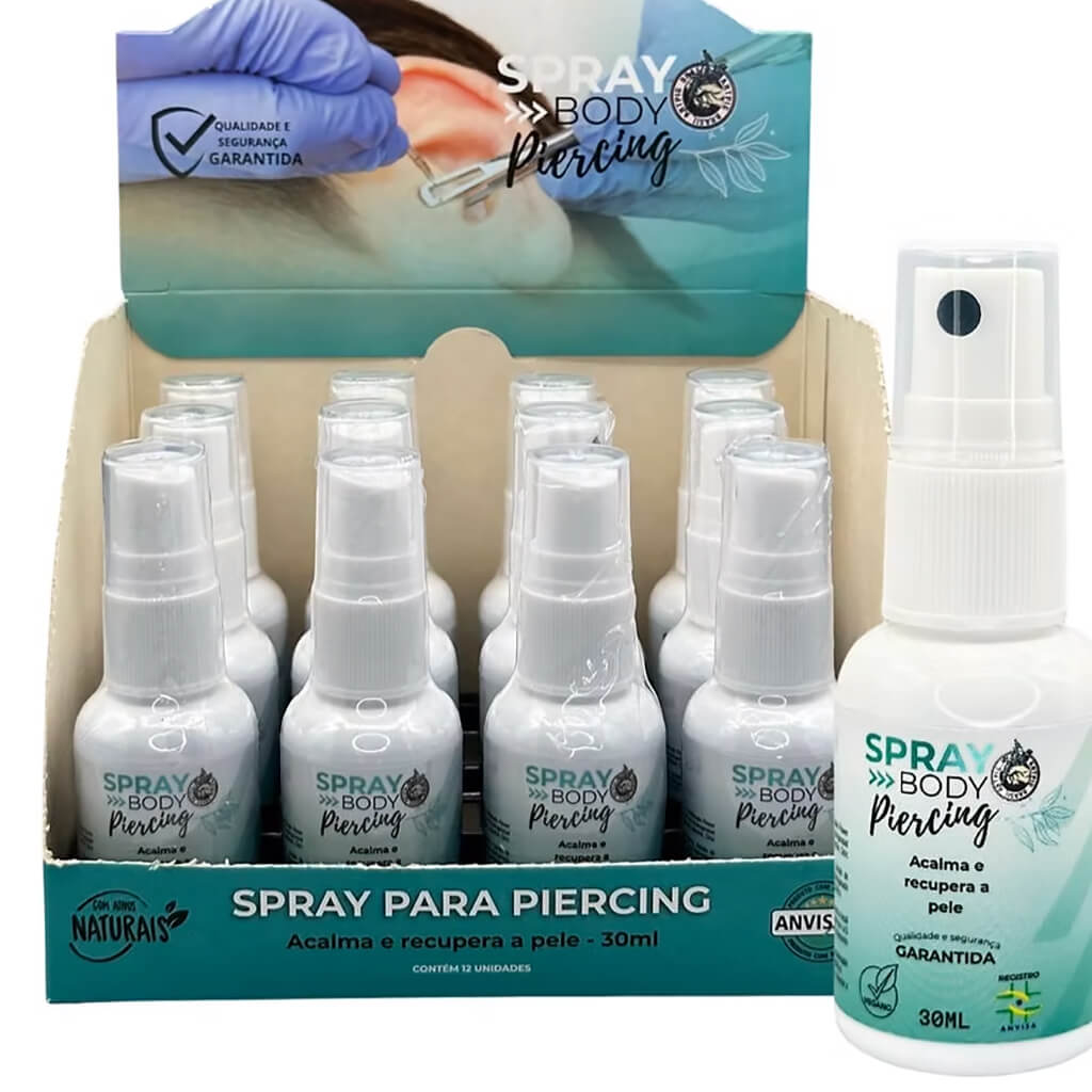 SPRAY PARA PIERCING 30 ML – 12 UNIDADES
