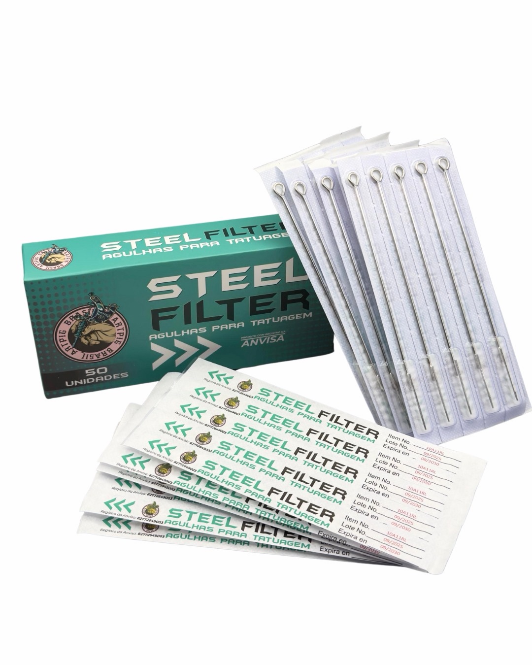 AGULHAS DE HASTE FILTER ARTPIG 50 UNIDADES