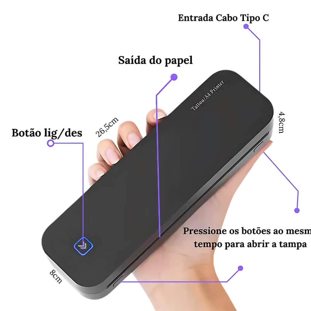 IMPRESSORA TÉRMICA PRINTER - Imagem 0