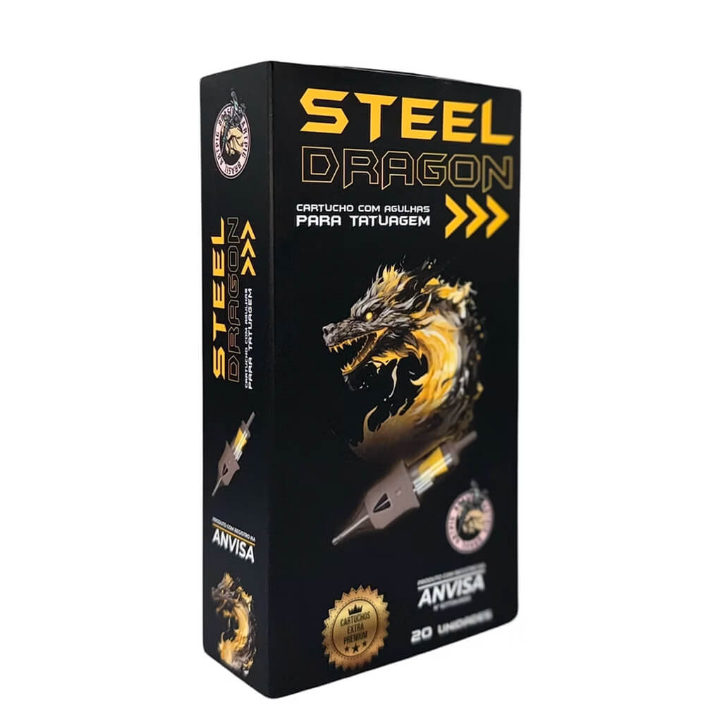CARTUCHOS STEEL DRAGON – 20 UNIDADES