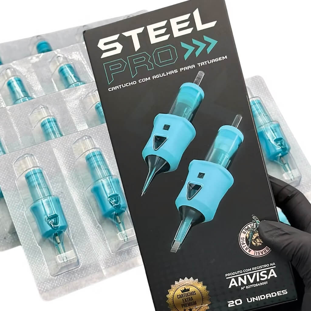 CARTUCHOS STEEL PRO – 20 UNIDADES
