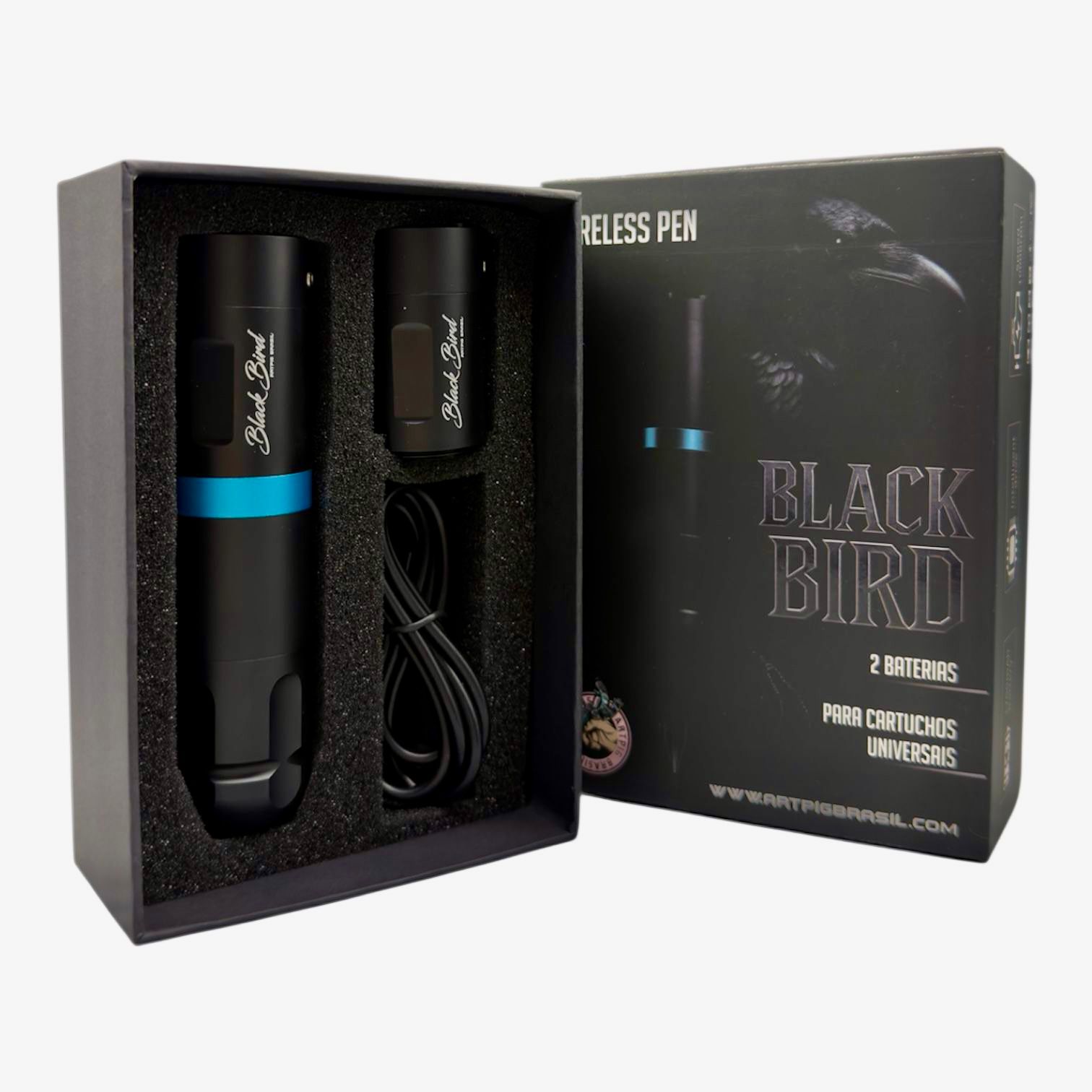 PEN BLACK BIRD 2 BATERIAS - Imagem 0
