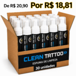 CAIXA MASTER CLEAN TATTOO PRO 150 ML – 30 UNIDADES - Imagem 0