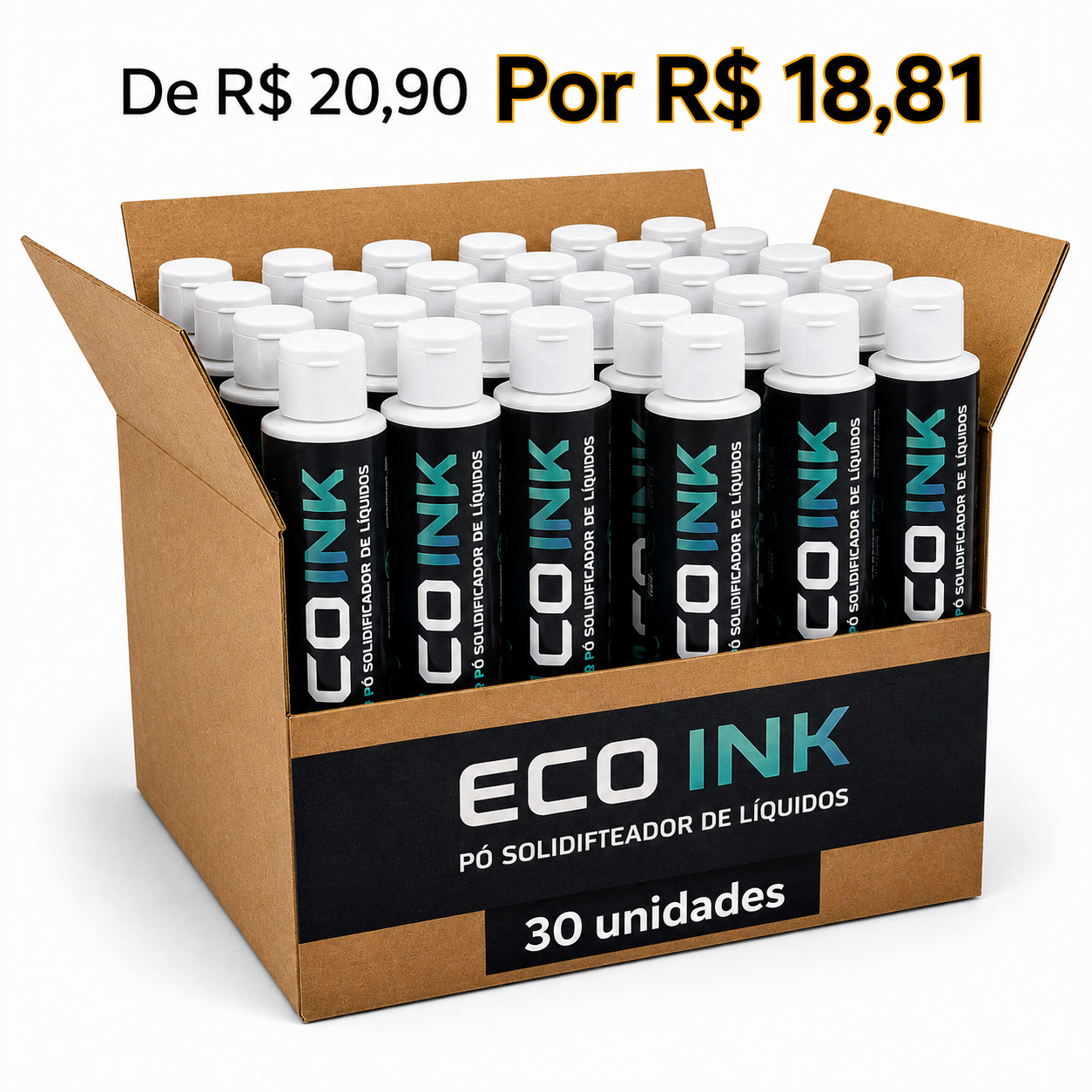 CAIXA MASTER ECO INK SOLIDIFICADOR 150GR – 30 UNIDADES