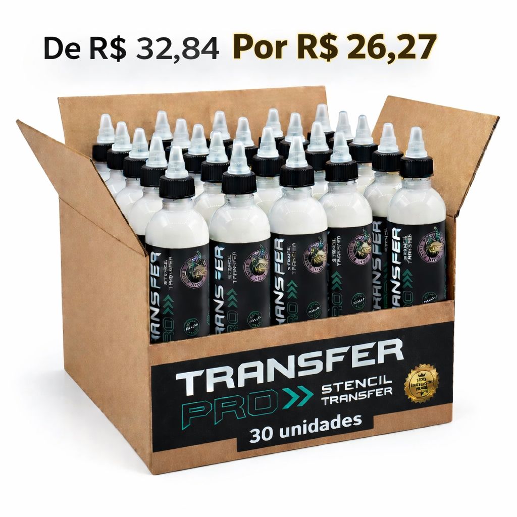 CAIXA MASTER TRANSFER PRO 240 ML – 24 UNIDADES + 6 GRÁTIS
