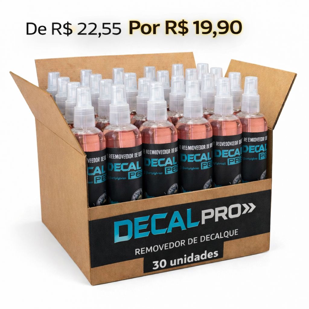 CAIXA MASTER REMOVEDOR DECALPRO 240ML – 30 UNIDADES