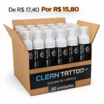 CAIXA MASTER CLEAN TATTOO PRO 150 ML – 30 UNIDADES - Imagem 0