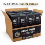 CAIXA MASTER PEN PRO 2 BATERIAS WIRELESS 10 UNIDADES - Imagem 0