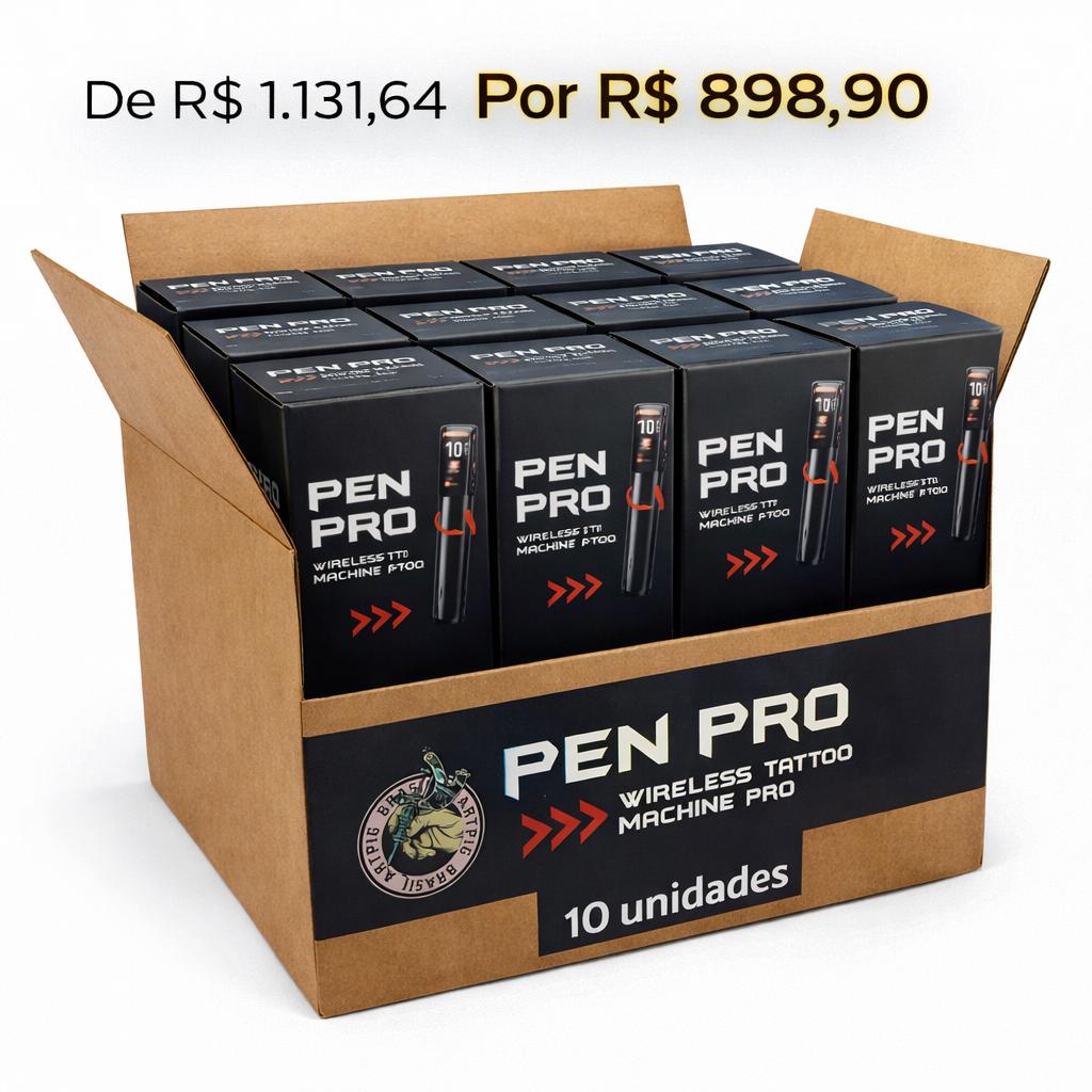 CAIXA MASTER PEN PRO 2 BATERIAS WIRELESS 10 UNIDADES