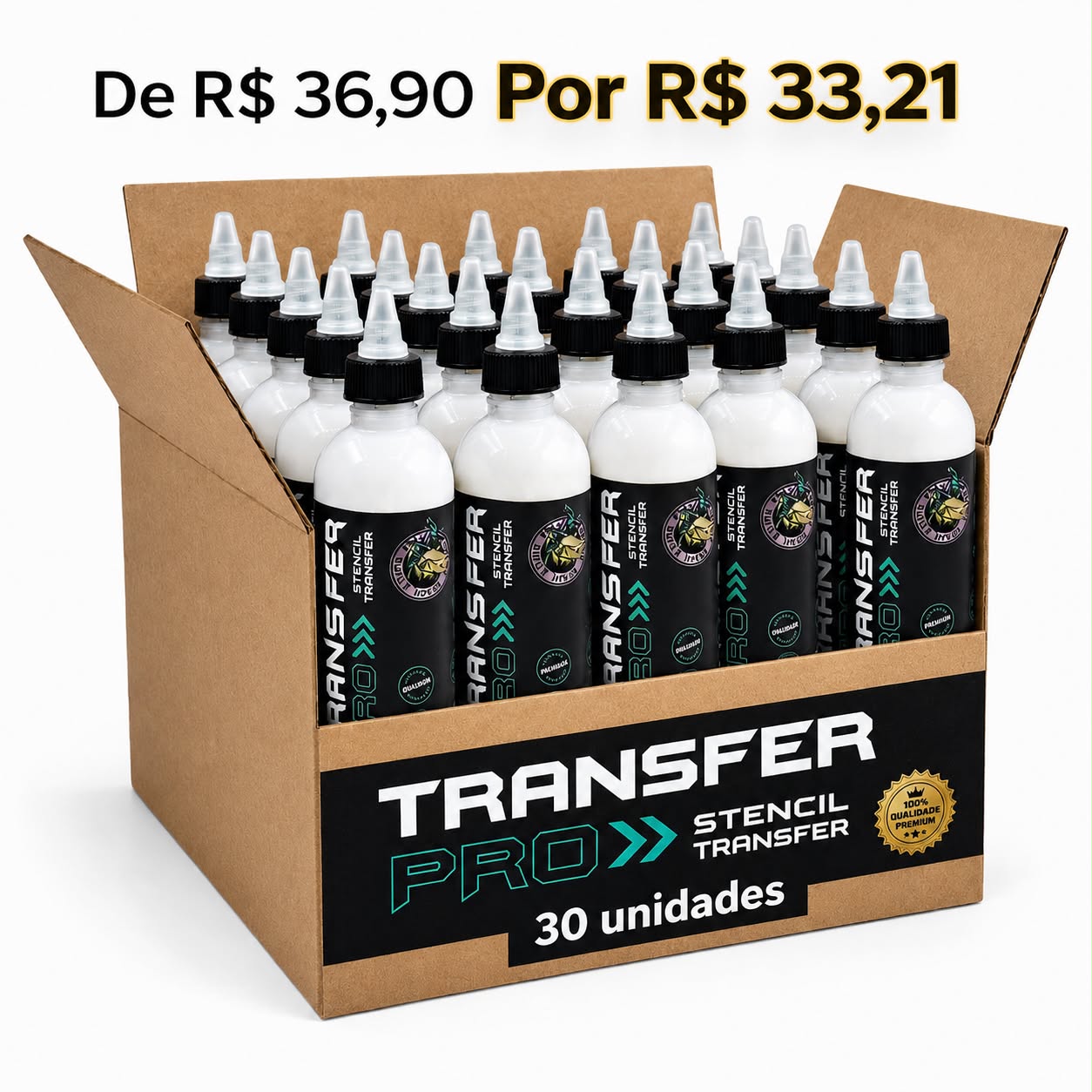 CAIXA MASTER TRANSFER PRO 240 ML - 30 UNIDADES - Imagem 0