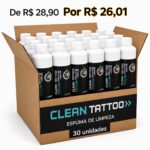 CAIXA MASTER CLEAN TATTOO PRO 1L – 30 UNIDADES - Imagem 0
