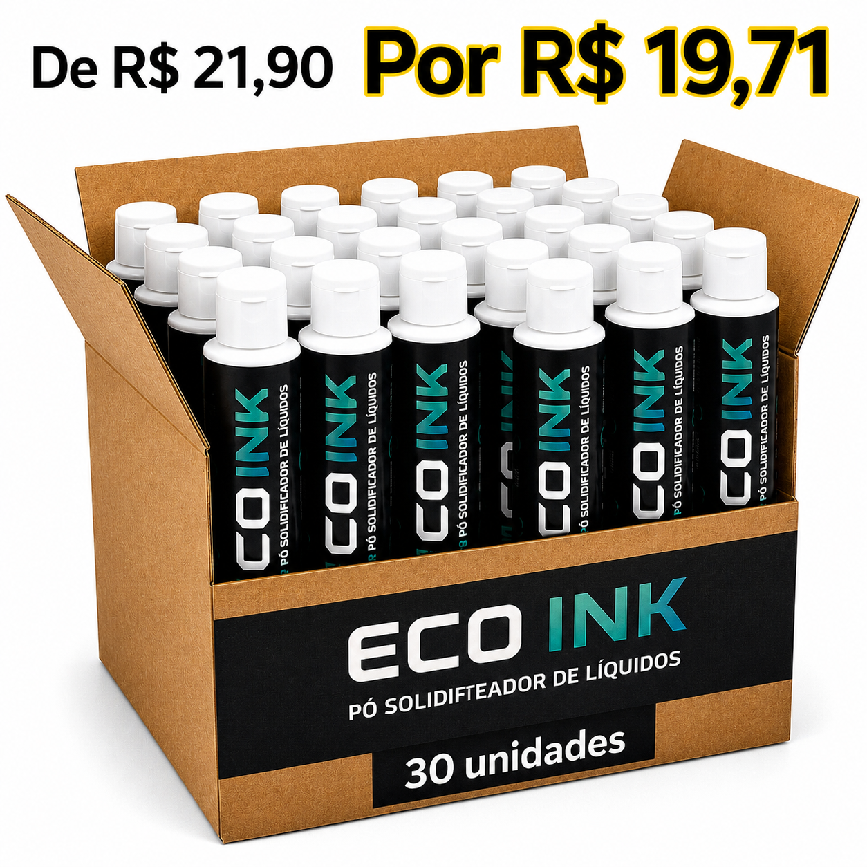 CAIXA MASTER ECO INK SOLIDIFICADOR 150GR – 30 UNIDADES