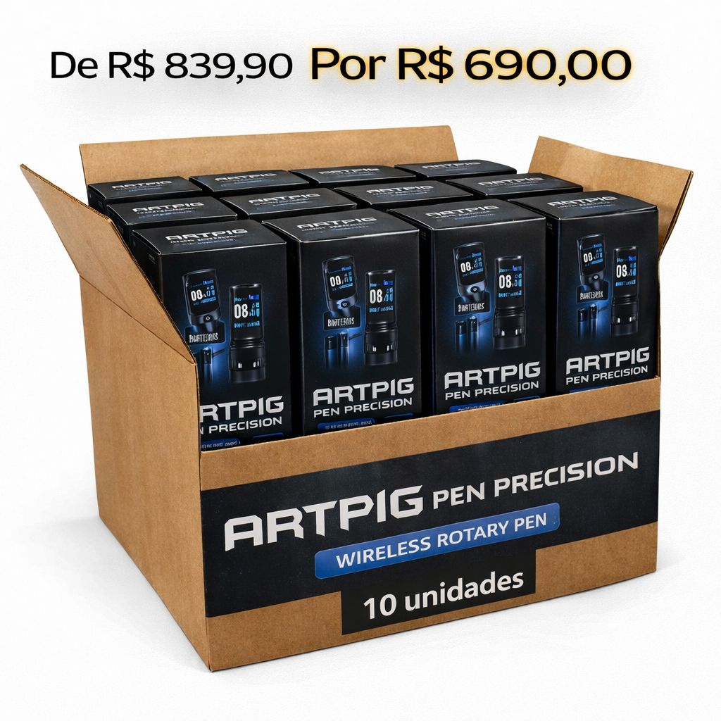 CAIXA MASTER PEN PRECISION 2 BATERIAS 10 UNIDADES