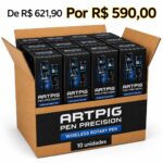 CAIXA MASTER PEN PRECISION 2 BATERIAS 10 UNIDADES - Imagem 0