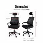 CADEIRA OFFICE LUXO - Imagem 1